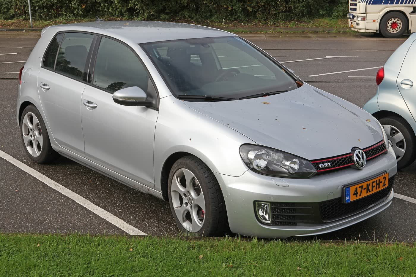 A Volkswagen Golf GTI Mk6 parked outdoors