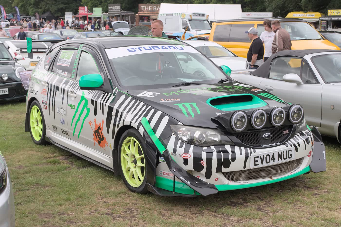 Another Subaru Impreza WRX at a motor show
